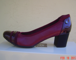 New Anne Klein Red Leather Pumps Size 8 M $80 - £70.32 GBP