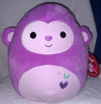 Squishmallows Hartman the Purple Monkey 12&quot; NWT - £22.84 GBP