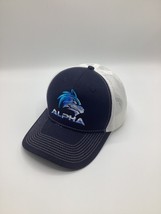 ballcape trucker’s hat blue &amp;white snap back regular fit - $9.89
