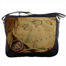 New Traveller Maps treasure hunter  Custom Print Messenger Bag L - £24.31 GBP