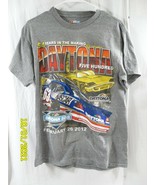 Daytona T-Shirt Five Hundred February 26 2012 Gray Medium NASCAR - $20.43 CAD