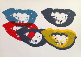 Warhol Andy I Love You Kiss Forever Serigrafie Poster Urban Kunst - £373.14 GBP