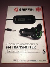 Griffin iTrip Auto Universal Plus FM Transmitter-Brand New-SHIPS N 24 HOURS - £23.27 GBP