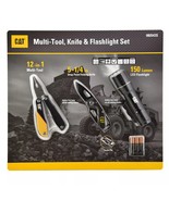CAT Multi-Tool, Knife &amp; Flashlight     Survival - $29.80