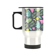 Insulated Stainless Steel Travel Mug - Commuters Cup - Jungle  (14 oz) - £11.86 GBP