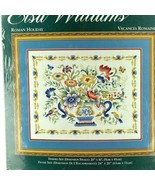 Elsa Williams Crewel Embroidery Kit Roman Holiday Floral Wool Yarn 24x20... - £122.75 GBP