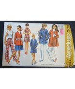 1969 Simplicity Sewing Pattern 8650 Womens Jacket Skirt Blouse Pants Sz ... - £7.95 GBP