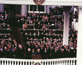 Swearing in of President Dwight Eisenhower at 1957 Inauguration Photo Print - £6.93 GBP+