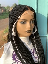 Braided wig,Box Braids,Full Lace braid wig,Braid wig,Senegalese braid, C... - £93.48 GBP