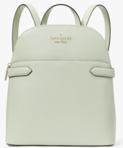 Kate Spade Staci Dome Backpack Mint Green Leather Bag Light Olive K7340 ... - £88.10 GBP