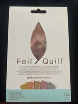 We R Memory Keepers Foil Quill Foil Sheets 4&quot;X6&quot; 30/Pkg-Shining Starling... - $7.43