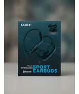 Coby Wireless Bluetooth Sport Earbuds Charging Case Included - $38.79