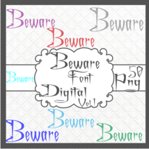 Beware Font Digital Vol.1 - $93.95 MXN
