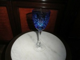 Faberge  Odessa Hock Water Glass in Sky Blue Signed   8 7/8&quot; H - $245.00