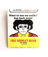 La Salle University Booklet Offer Vintage Matchbook Matches Unstruck E19J - $19.99