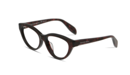 Alexander Mcqueen AM0045OA004 Eyeglasses Eye Glasses 004 GREY/GREY Authentic New - $107.98