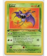 Pokémon Zubat 57/62 1999 WOTC Fossil Set Ungraded 1st Edition - $14.99