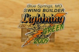 Youth Sports Girls Fastpitch Softball Blue Springs MO Lightning Team Pin... - £7.87 GBP