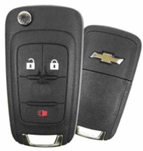 NEW Chevrolet 2010-2018 3 Button Flip Key OHT01060512 TOP Quality USA Seller A+ - £14.72 GBP