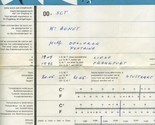 Sabena Belgian World Airlines Passenger Flight Information Sheet CV-440 ... - $49.63