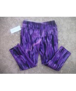 leggings marika sport capri&#39;s size small 4-6 purple camo nwt - $45.22 CAD