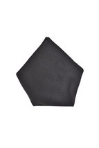 Emporio Armani Pocket Square Handkerchief Mens Simple Silky Black - £48.69 GBP
