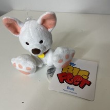 Disney Tiny Big Feet BOLT 4&quot; Micro Plush NEW With Tags - £20.52 GBP