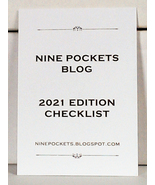 2021 Series Checklist: A Nine Pockets Custom Card - Freebie