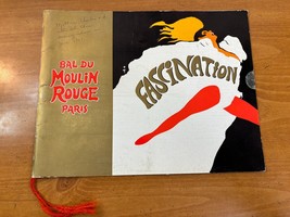 1967 Bal du Moulin Rouge Program for the Fascination Stage Show in Paris... - $26.95