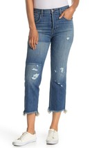 J BRAND Womens Jeans Wynne Slim Broken Heart Blue 26W JB001330 - £66.55 GBP