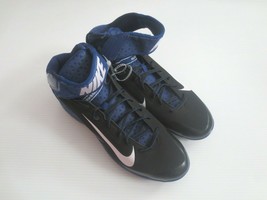Nike Men Air Huarache PRO Mid Metal Shoes - 599235 - Blue 014 - Size 14 - NEW - £32.08 GBP
