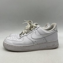 Nike Air Force 1 &#39;07 DD8959-100 Mens White Lace Up Athletic Sneaker Size 8.5 - £38.93 GBP