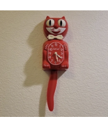 SUPER RARE Vintage Flamingo Red Kit-Cat Klock Clock - $410.29 CAD