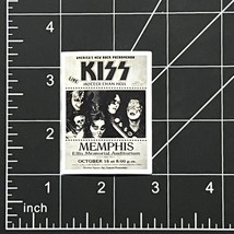 Kiss Live Hotter Than Hell Memphis - Vinyl Sticker Waterproof Durable Sunproof - $3.95