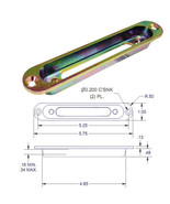 Optional Faceplate for Round Face Mortise Locks - €8,70 EUR