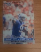 1991 Pro Set #152 Rodney Peete Detroit Lions - £0.77 GBP