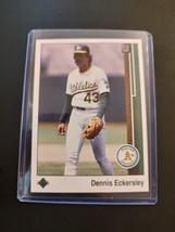 1989 Upper Deck - #289 Dennis Eckersley - £2.40 GBP