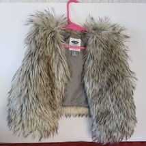 Faux Fur Vest Size 4T Grey - $28.05
