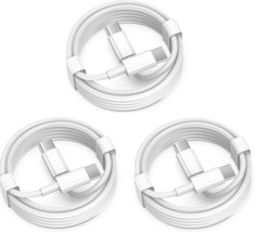 USB C to USB C Charging Cable 6ft 60W 3Pack , Type C to Type C Fast Charger Cord - £9.28 GBP