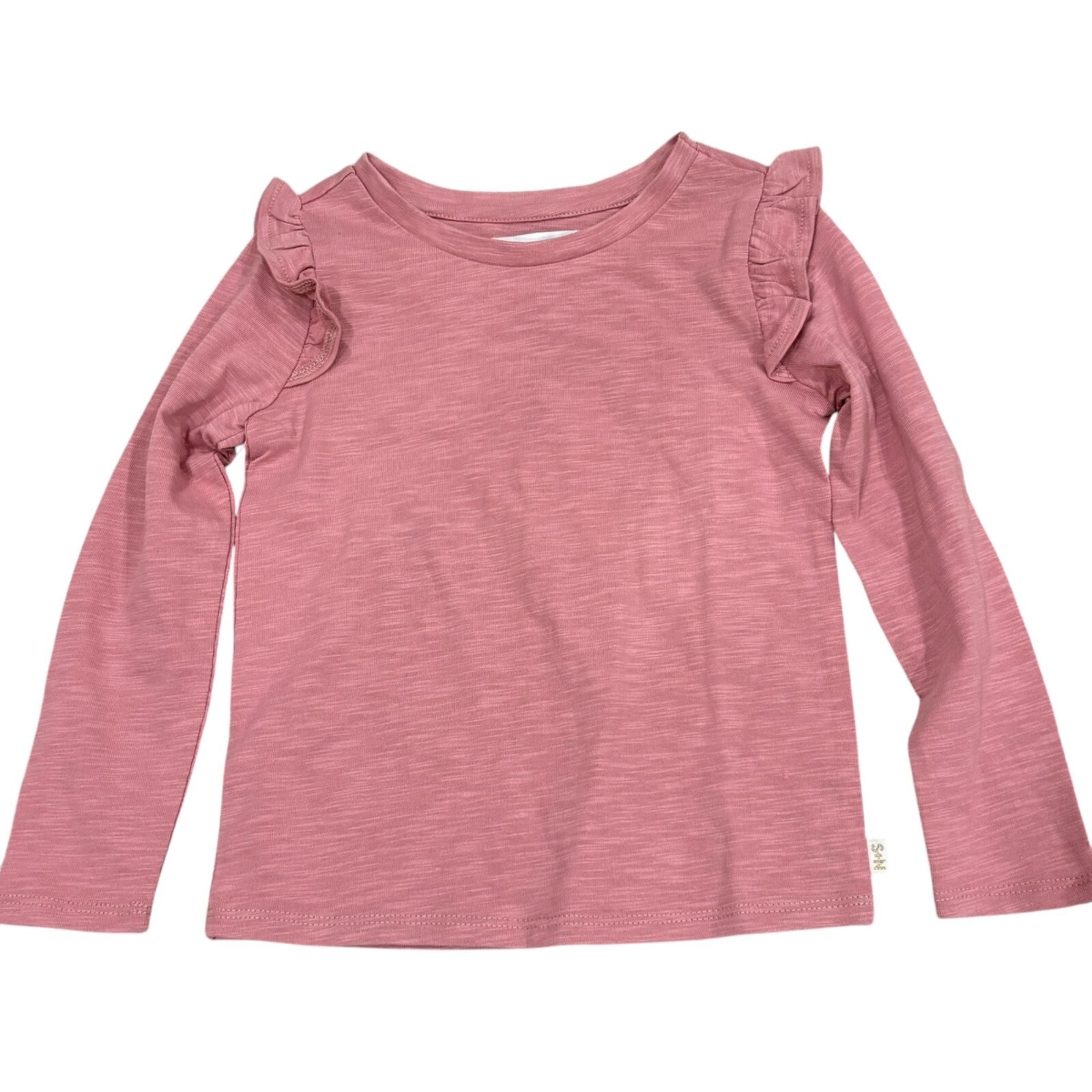 Sammy + Nat Fox Glove Kara Ruffle Top Girls 2T Pink NWT - $28.80