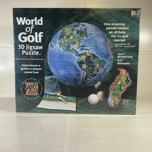 World of Golf 3D Jigsaw Puzzle 9.5&quot; Diameter - $5.44