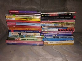Lot Of 32 Childrens Young Adult Hardcover Paperback Chapter Books YA Free Ship - £45.65 GBP