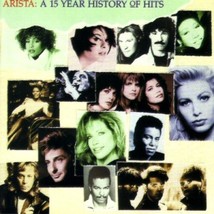 Arista: A 15 Year History Of Hits U.S. Cd 1991 Aretha Franklin Whitney Houston - $5.99