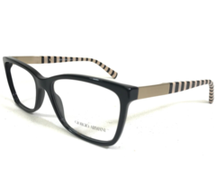Giorgio Armani Eyeglasses Frames AR 7081 5429 Black Beige Cat Eye 55-16-140 - £102.93 GBP
