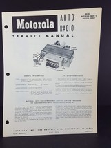 Motorola 1955 Hudson Hornet Wasp Auto Radio Service Manual Model HN5AC-8 - £5.43 GBP