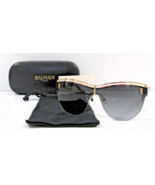 New Balmain BL2108B 01 Women&#39;s Gold Red Cat Eye Sunglasses with Cloth, C... - €128,10 EUR