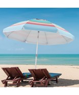 6.5 ft Sand Anchor Beach Umbrella Portable Windproof + Bag Sun Protectio... - $737.95 MXN