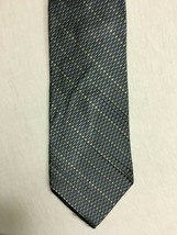 NEW Jones New York Blue Striped Geometric Silk Tie - Never Worn - £5.31 GBP
