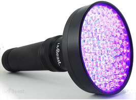 Uvbeast Black Light UV Flashlight – High Power 100 LED with 30-Feet Flood Effect - £35.07 GBP