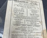 1936 Broadway Theater Cape Girardeau Schedule Shirley Temple On Reverse ... - £30.07 GBP